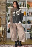 Fair Isle Cardigan Grey